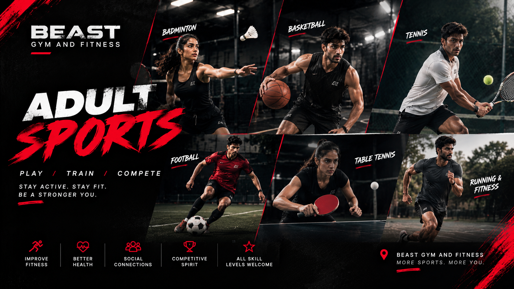 Adult Recreational & Competitive Sports